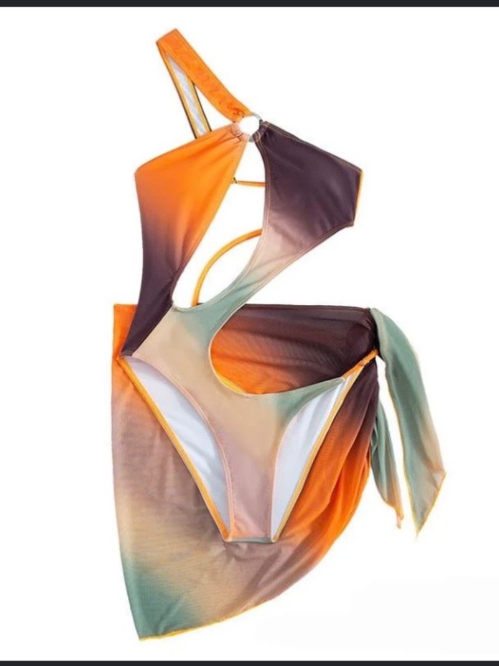 SHEIN 1pc off the shoulder swimsuit